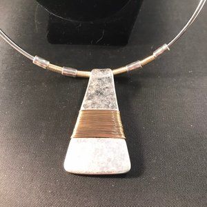 Robert L Morris Multi Metal necklace NWT